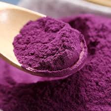 Quel est l'effet de la poudre de patate douce violette?
